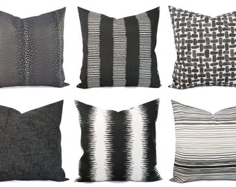 Size: 26X26X6 - TELAVC1475OP26 KAVKA Designs Trieste Indoor-Outdoor Pillow, - Encompass Collection Grey/Ivory