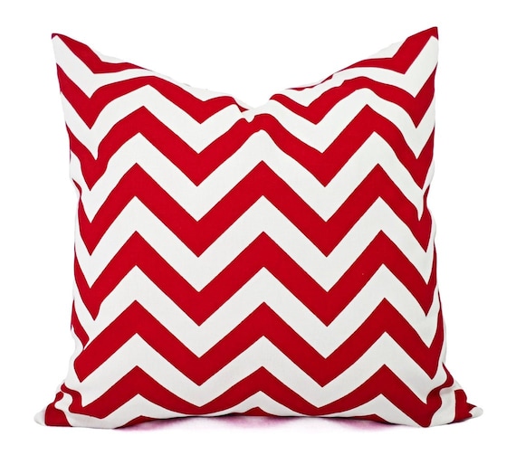 white and red pillows