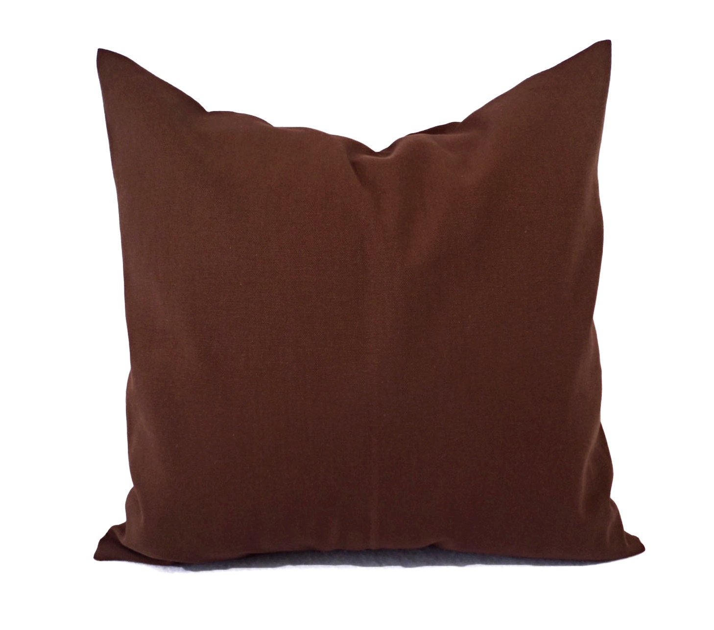 Two Solid Brown Pillow Covers Brown Couch Pillow Covers Etsy
