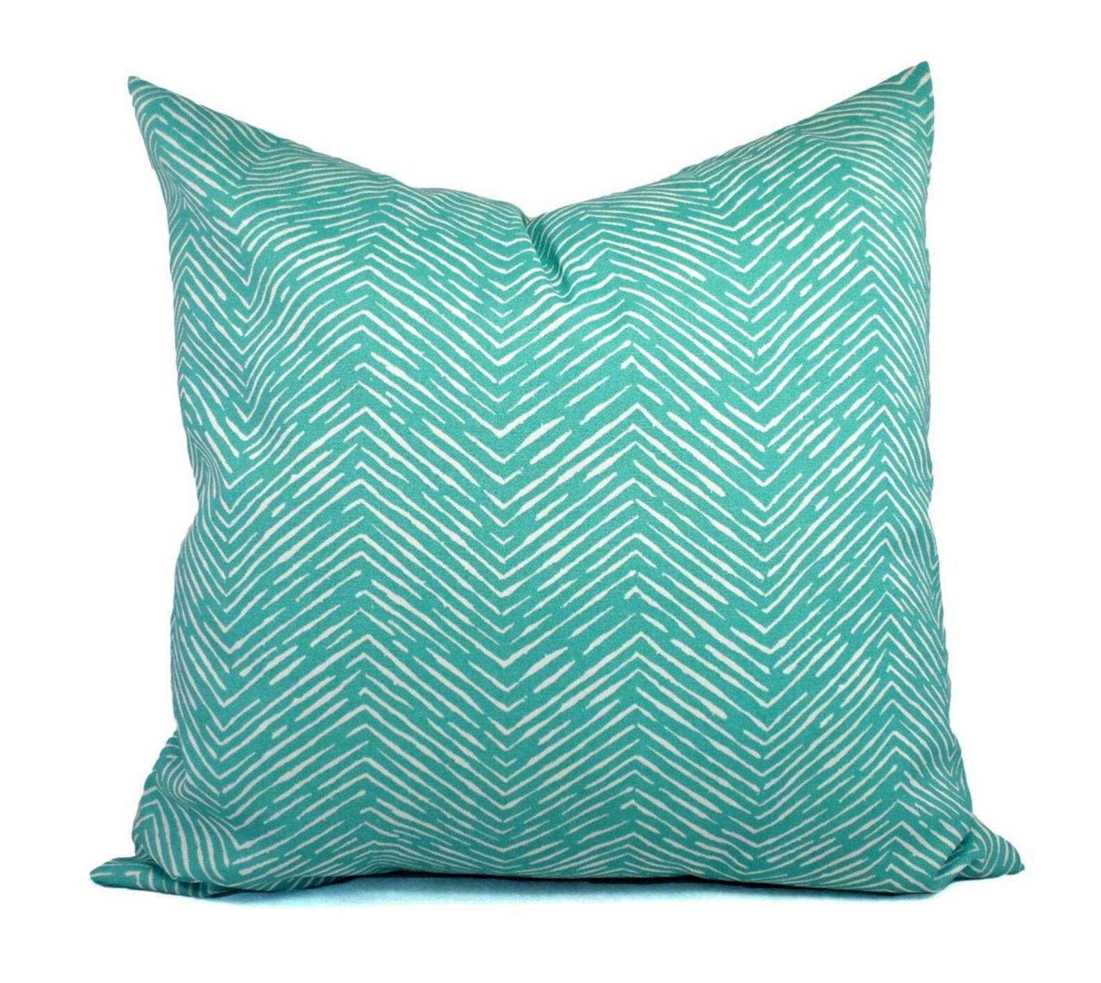 Indoor OUTDOOR Pillow Covers Aqua Pillow Teal Pillow Cover Etsy