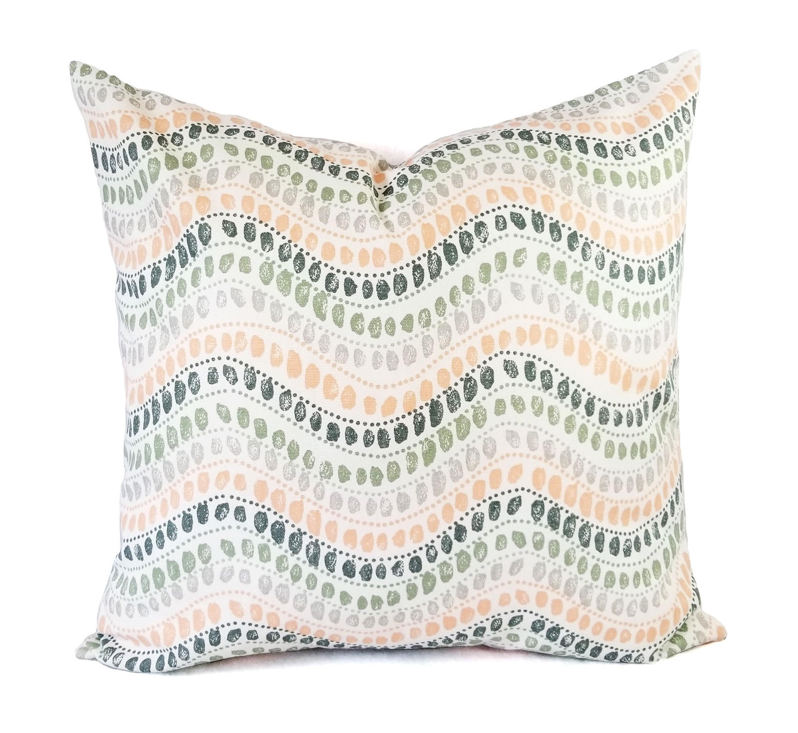 Peach and gray throw pillows online