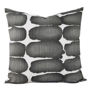 Two Soft Black Pillow Covers, Two Black and White Throw Pillow Covers, Geometric Pillow, Black Decorative Pillow Covers Pillow Sham