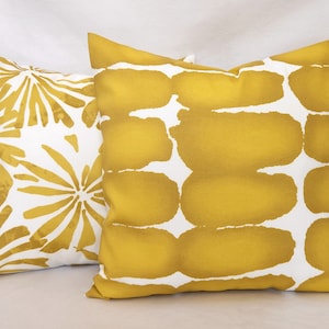 OUTDOOR Pillow Covers, Spice Yellow Pillow Cover, Patio Pillow, Yellow Outdoor Pillow, Custom Size Pillow Zipper Pillow, Modern Pillow image 10