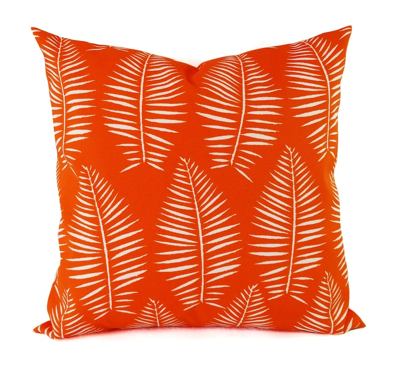 OUTDOOR Pillow Covers Orange Pillow Marmalade Pillow Cover Etsy