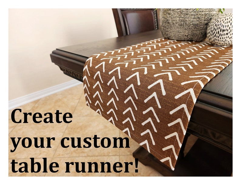 Custom Table Runner Custom Size Table Centerpiece Fabric Etsy