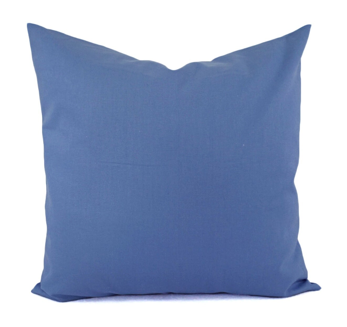solid blue pillows