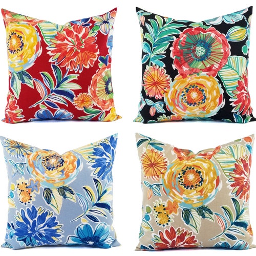 OUTDOOR Vintage Botanical Throw Pillow/cover 14 16 18 20 Etsy