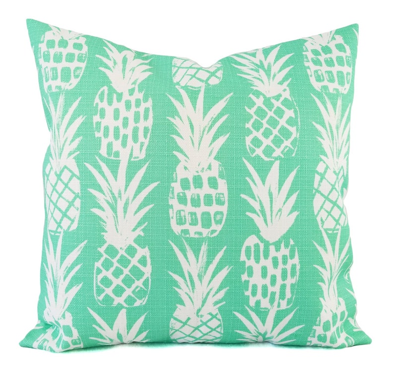 OUTDOOR Pillow Covers Aqua Pillow Turquoise Pillow Cover Etsy