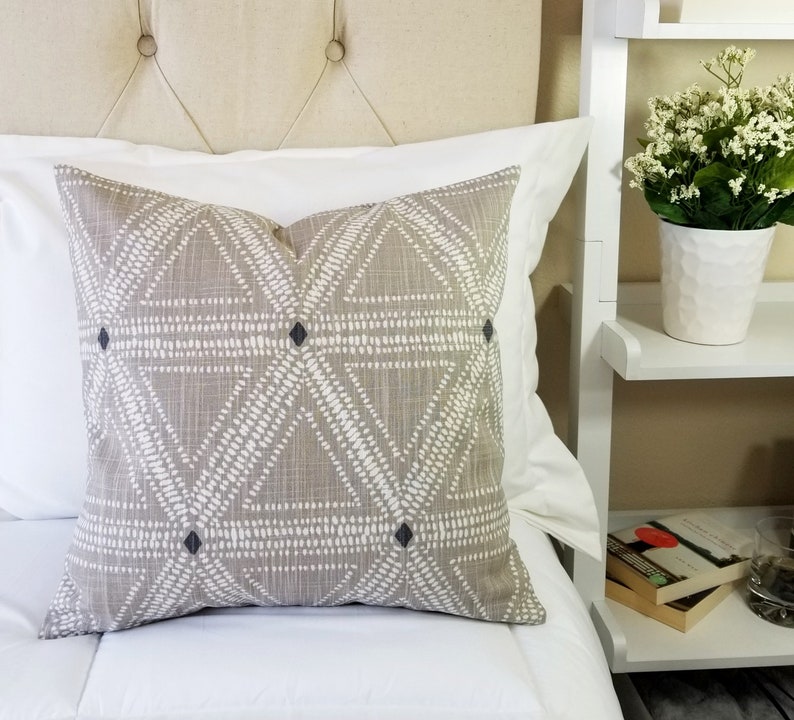 Two Pillow Covers Tan Pillow Cover Tan Pillow Sham Etsy