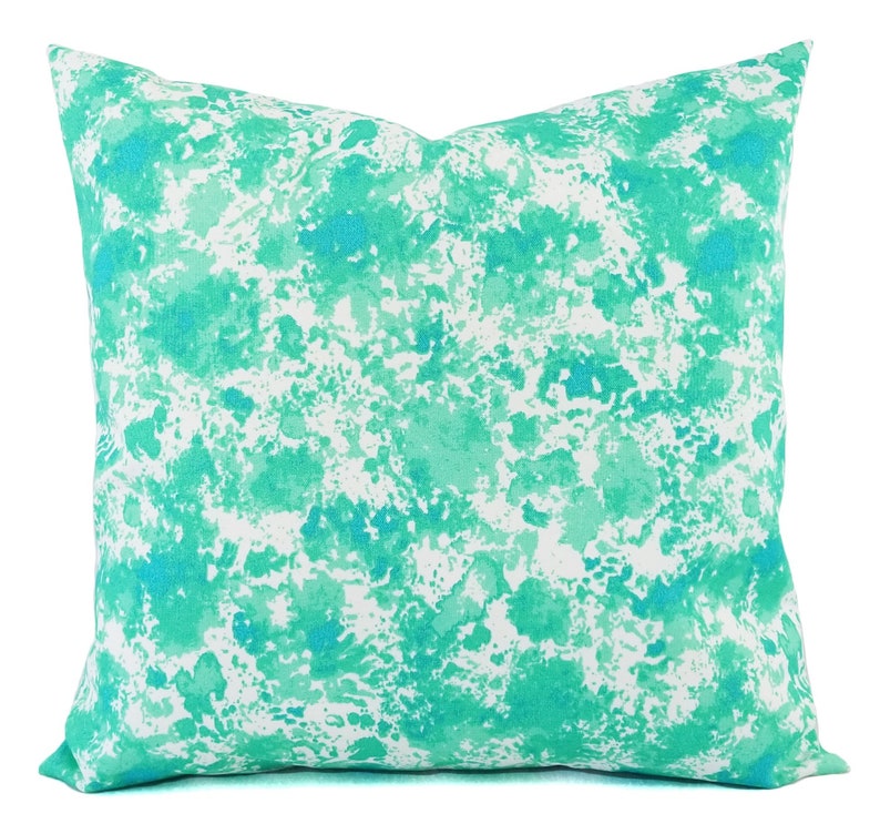OUTDOOR Pillow Covers Aqua Pillow Turquoise Pillow Cover Etsy