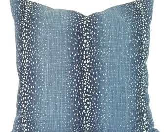 navy antelope pillow