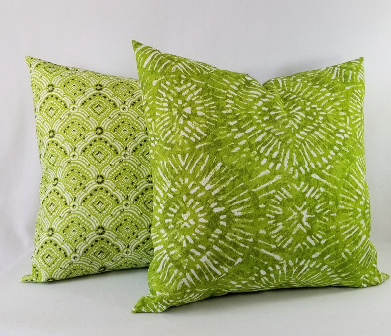 OUTDOOR Pillow Covers Green Pillow Green Pillow Cover Patio Pillow Green Pillows Floral Pillow Damask Pillow Greenery Pillow image 7