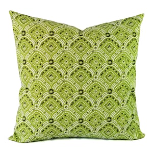 OUTDOOR Pillow Covers Green Pillow Green Pillow Cover Patio Pillow Green Pillows Floral Pillow Damask Pillow Greenery Pillow 4. Kipling