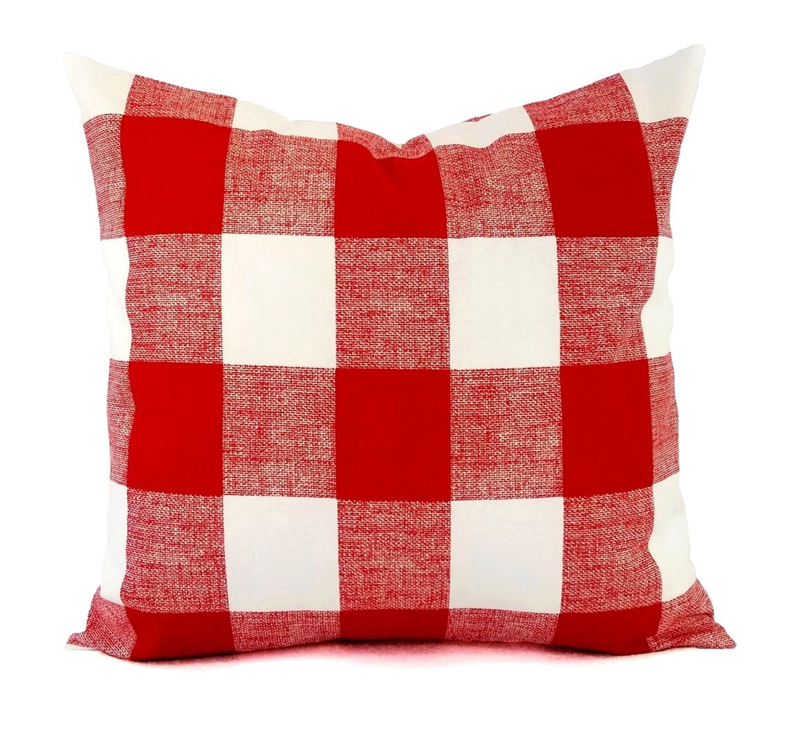 Red Pillow Covers Decorative Throw Pillow Cover Red Couch Etsy
