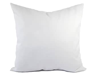 Two Solid White Pillow Covers - White Throw Pillows - White Couch Pillow -  Cushion Cover - White Accent Pillow - Throw Pillow