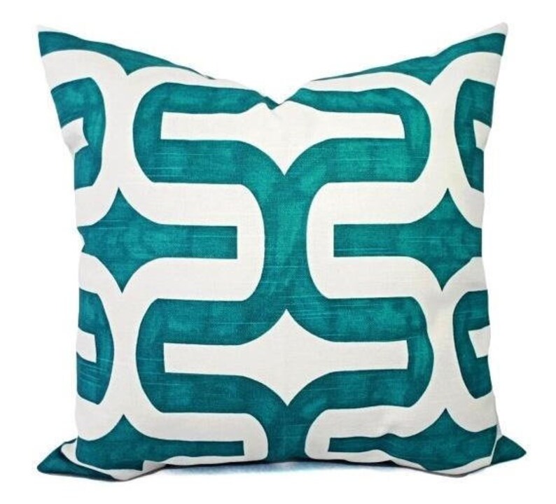 Teal Couch Pillow Covers Turquoise Pillow Covers Turquoise Etsy