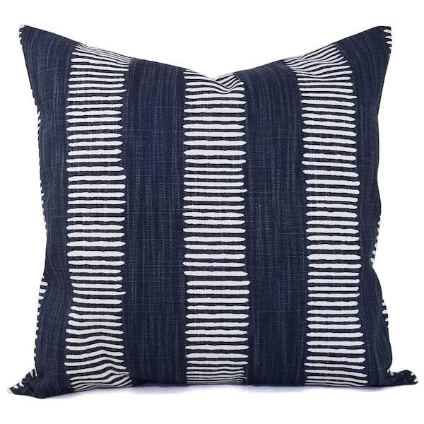 Navy Pillow Covers Etsy