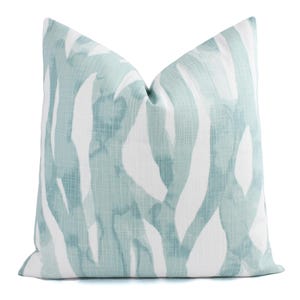 One Soft Green Decorative Pillow Cover, White and Green Throw Pillow Cover, Geometric Pillow, Green Pillow Covers, Striped Pillow Sham