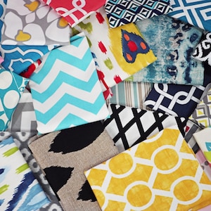 Fabric Swatches - Pillow Cover Swatches - Fabric Samples