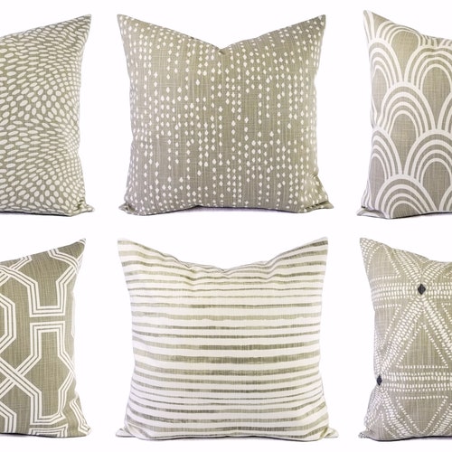 Tan Pillow Cover Cool Brown Pillow Light Brown Pillow Sham Etsy