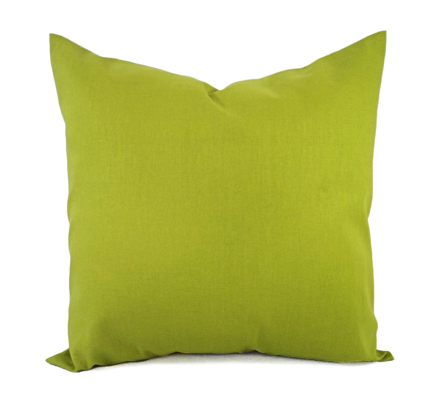 Solid Green Decorative Pillow Cover Lime Green Pillow Cover Etsy