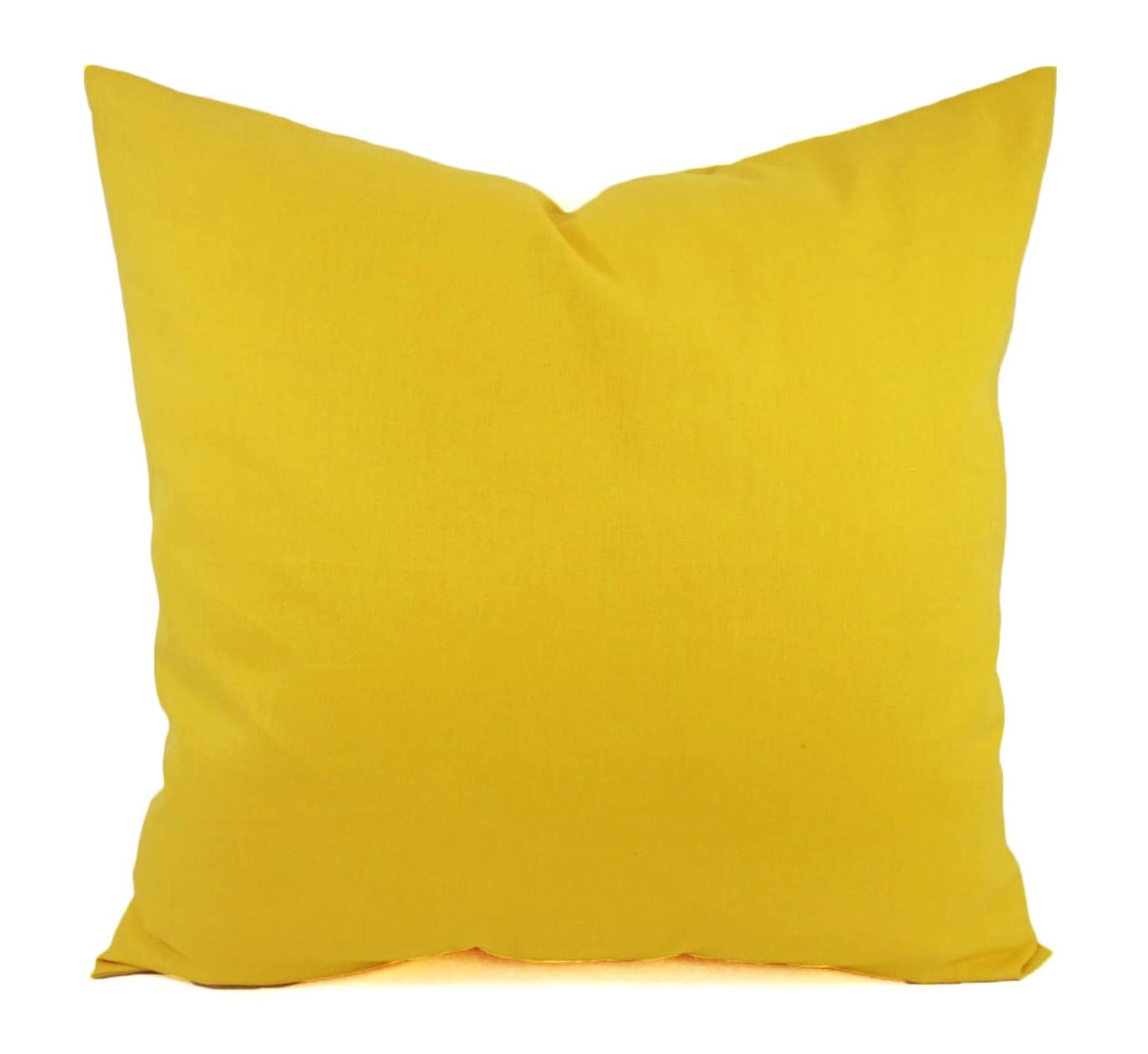 yellow pillow sham
