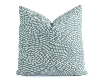 One Soft Green Decorative Pillow Cover, One White and Green Throw Pillow Cover, Geometric Pillow, Sage Green Pillow Covers Pillow Sham