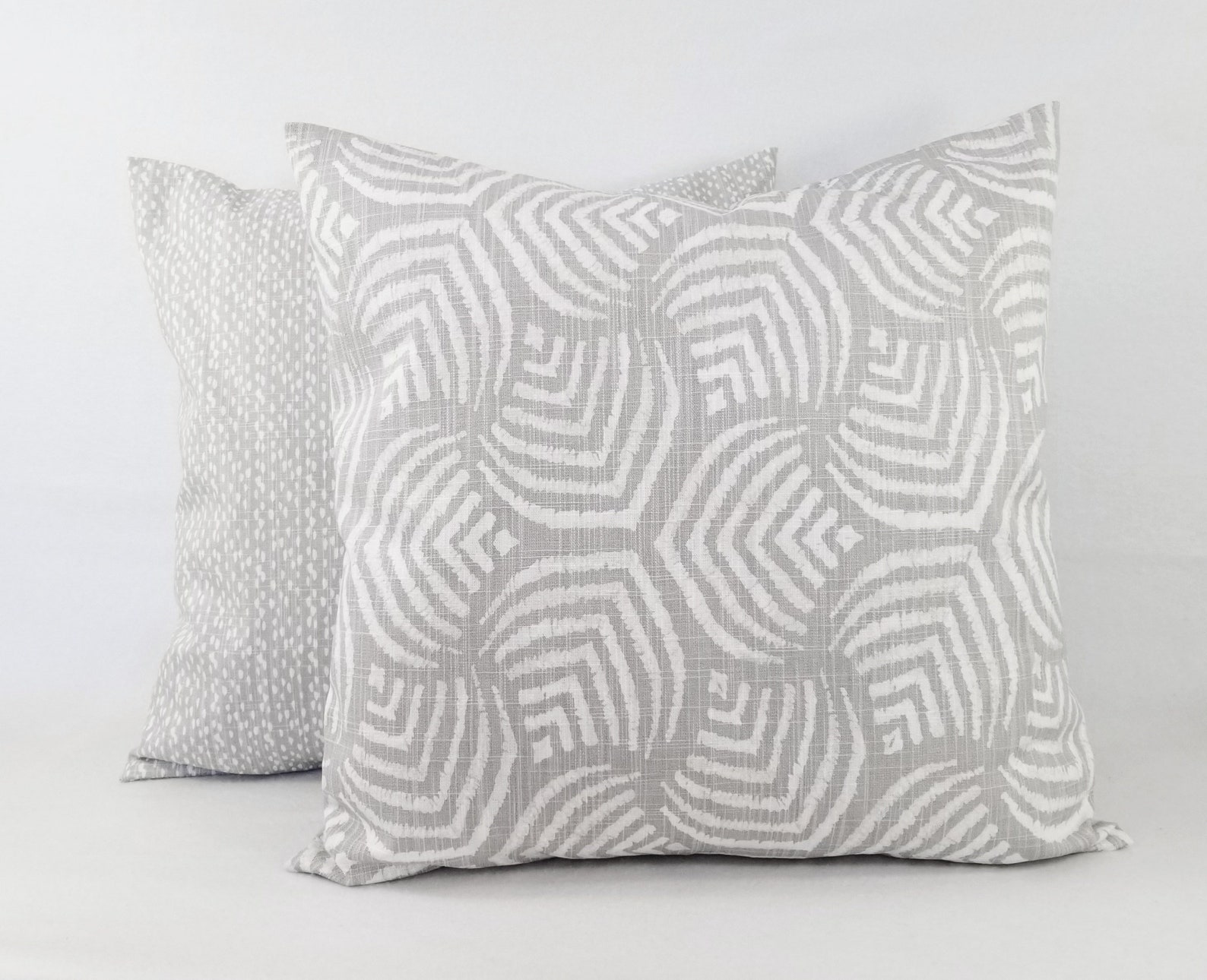 One Warm Grey Pillow Cover Grey Throw Pillow Decorative Pillow Grey ...