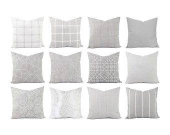 One Warm Grey Pillow Cover - Grey Throw Pillow - Decorative Pillow - Grey Lumbar Sham - Grey Pillow - Grey Home Decor Grey Pillow Sham
