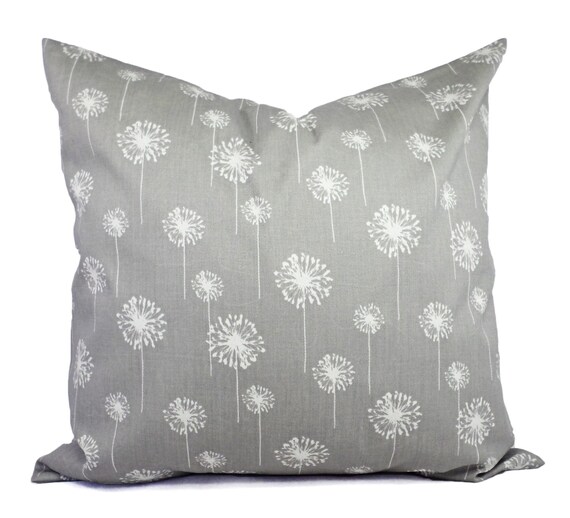 dandelion throw pillow
