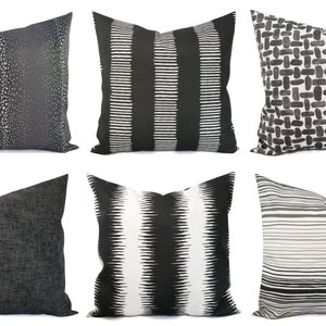 OUTDOOR Pillow, One Dark Grey Pillow Cover, Grey Throw Pillow Cover, Charcoal Pillow Cover, Grey Decorative Pillow, Patio Pillow Sham