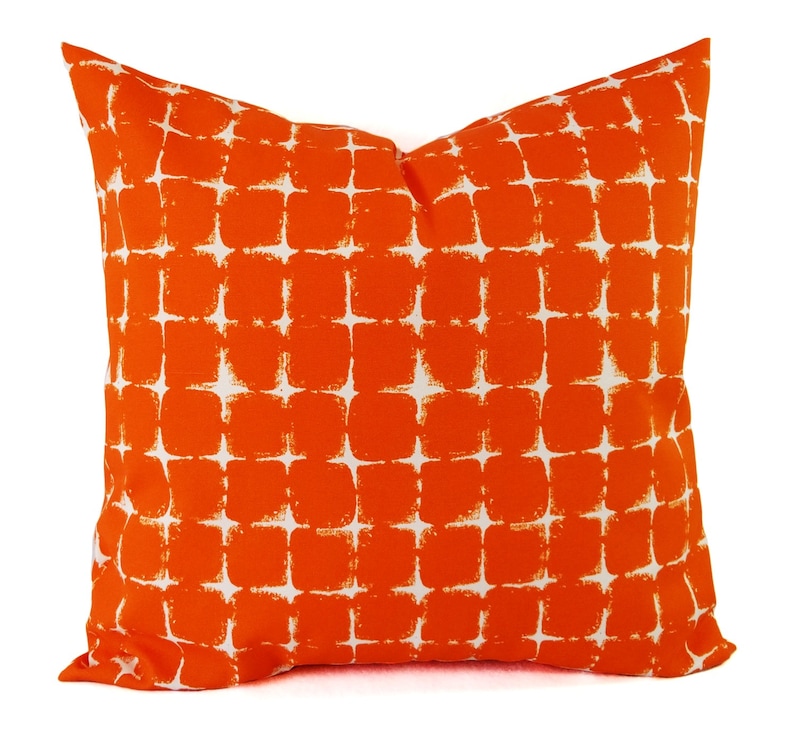 OUTDOOR Pillow Covers Orange Pillow Marmalade Pillow Cover Etsy