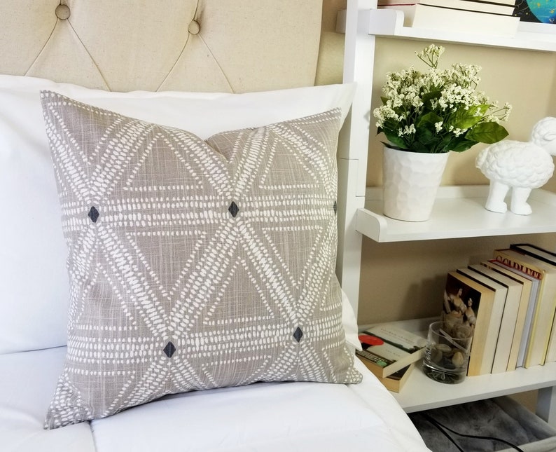 Two Pillow Covers Tan Pillow Cover Tan Pillow Sham Etsy