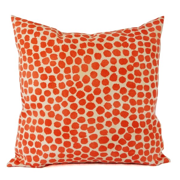 Orange Throw Pillow Etsy