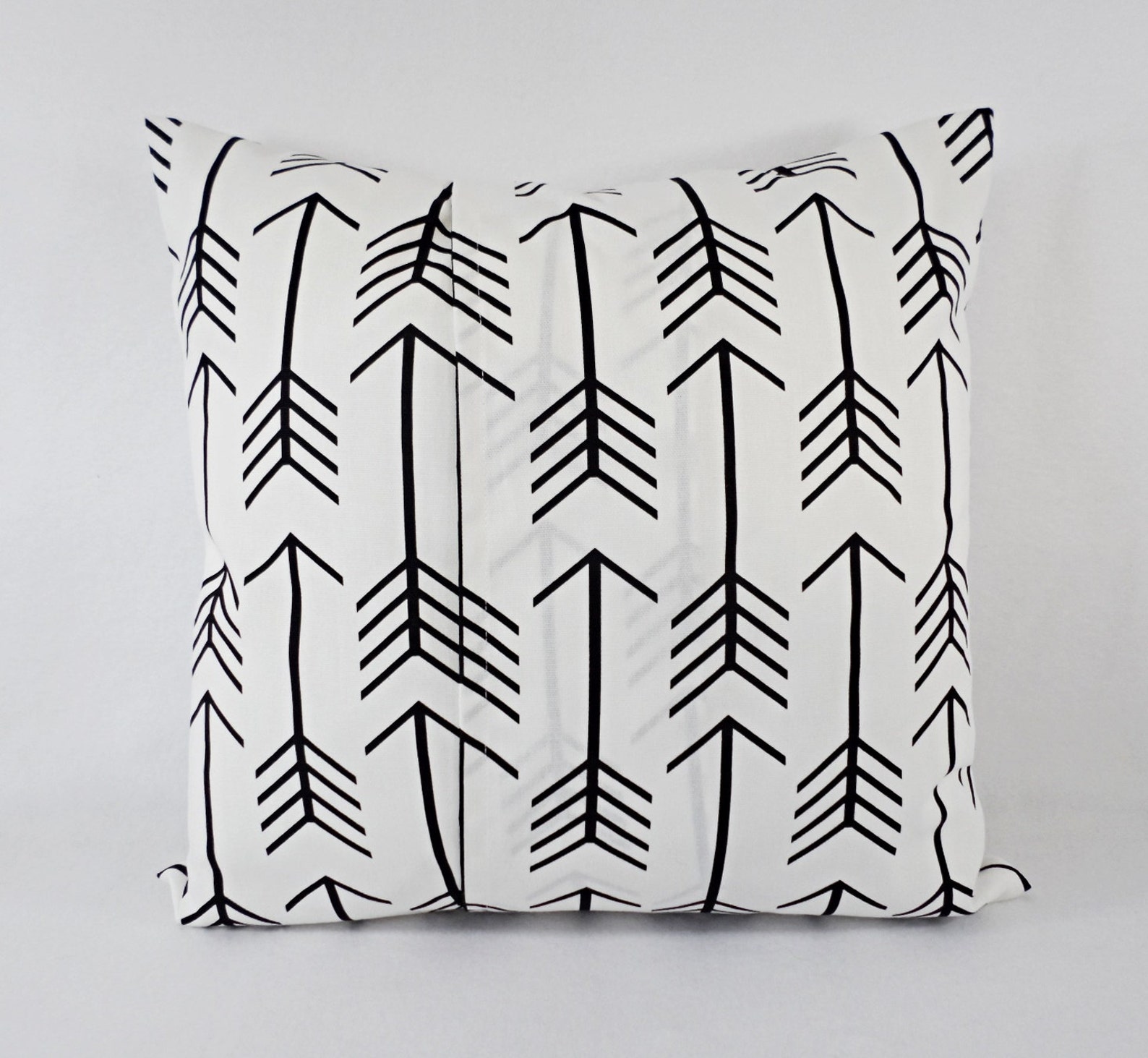 Two Black White Throw Pillow Covers Two Black Lumbar Pillows Etsy