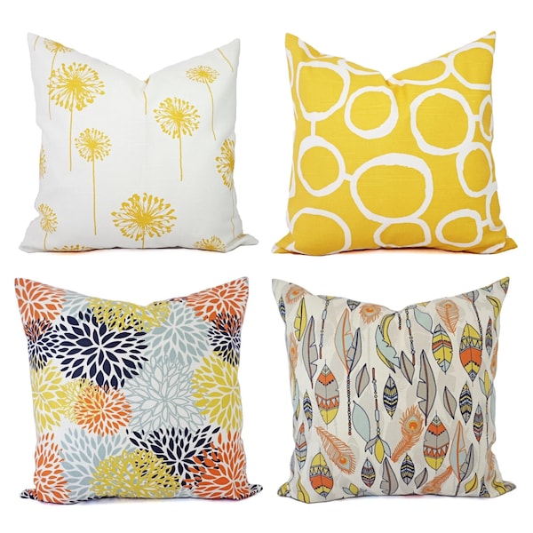 Orange Throw Pillow Etsy