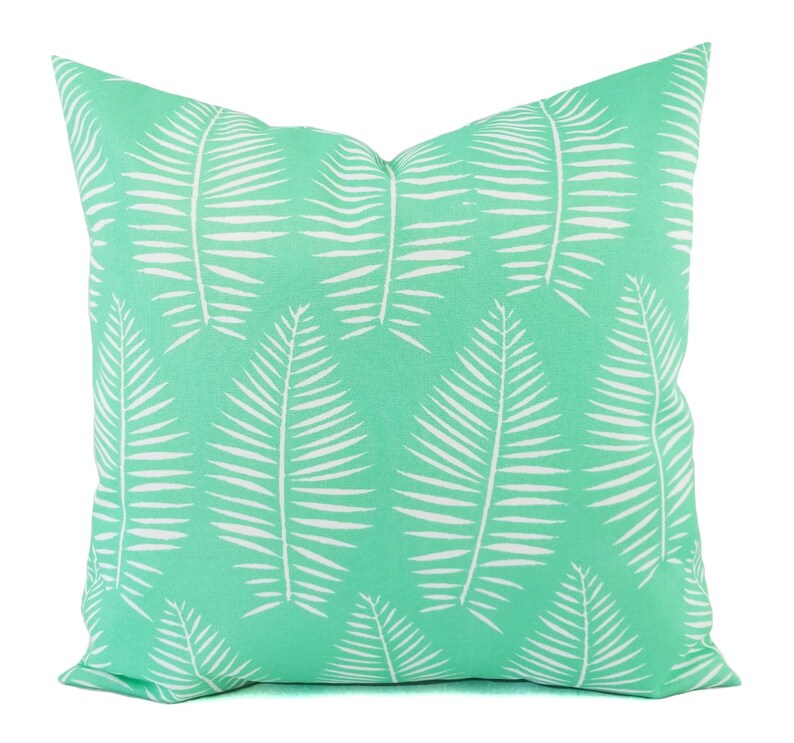 OUTDOOR Pillow Covers Aqua Pillow Turquoise Pillow Cover Etsy