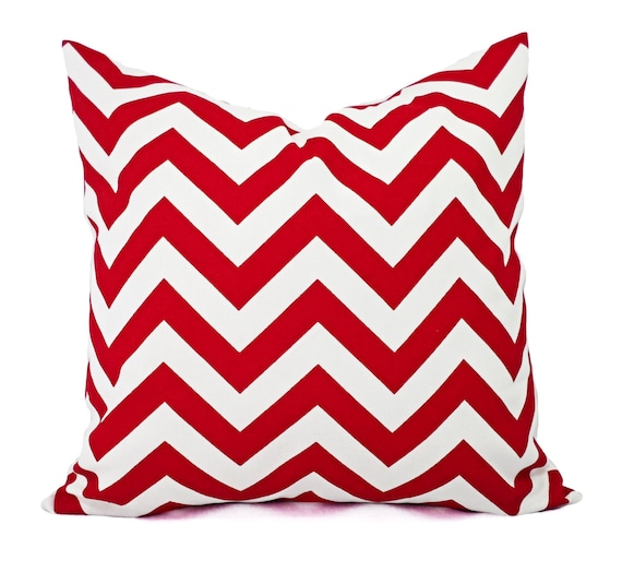 red and white pillow covers