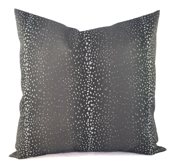 Dark grey pillow shams hot sale