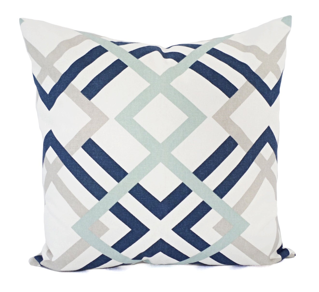 navy pillow sham