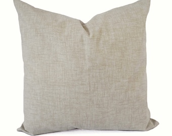 Two Pillow Covers, Khaki Throw Pillows, Solid Pillow Cover, Soft Brown Pillow, Pillow Cover 16 x 16 inch 18 x 18 inch 20 x 20 Euro Sham