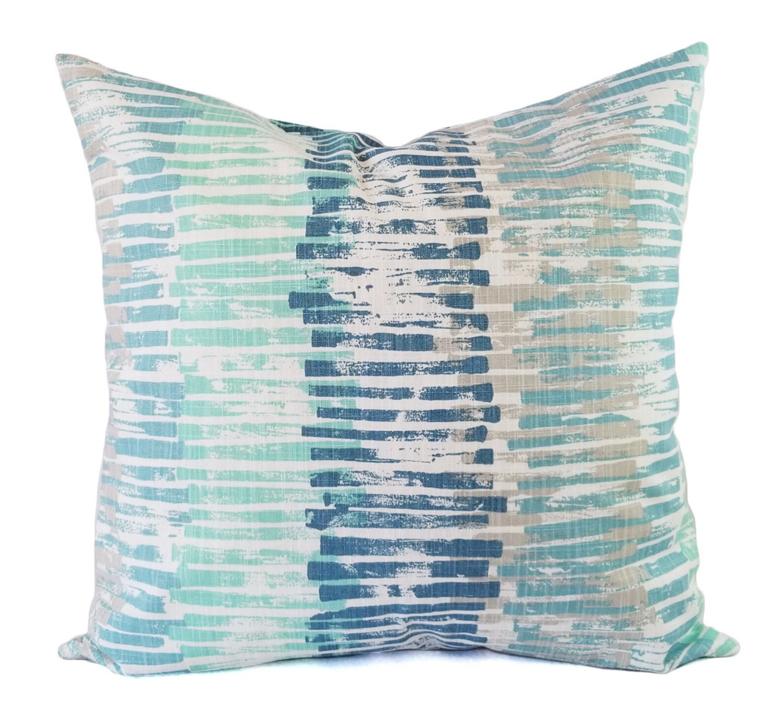 Two Blue Pillow Covers Grey Throw Pillow Covers Custom Etsy