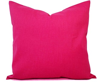 hot pink pillow case