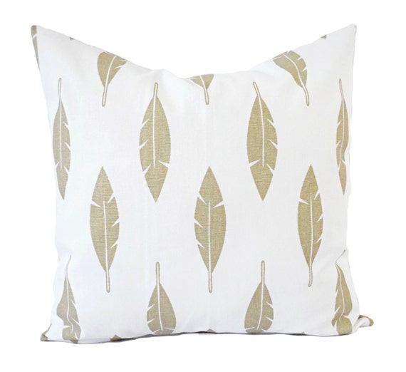 Two Metallic Throw Pillow Covers Feather Pillows Metallic Etsy