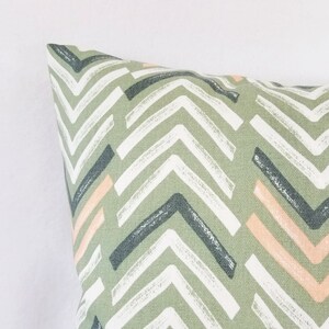 CLEARANCE One Green Pillow Cover Green Throw Pillow 20 x 20 Inch 26 x 26 Inch Decorative Pillow Pink Pillow Cover Grey Pillow image 3