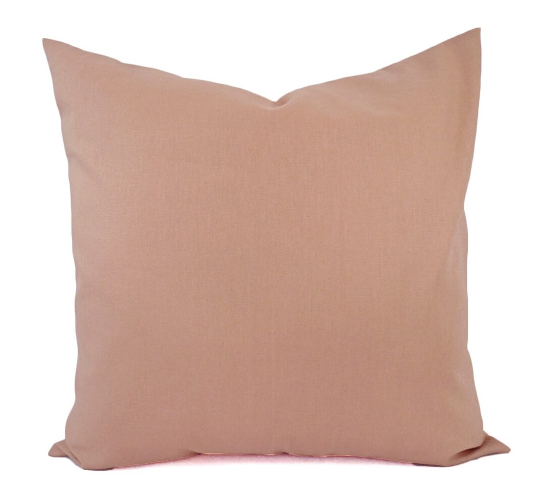 Solid Pink Pillow Cover Rose Pink Pillow Cover Linen Pillow Cover Solid
