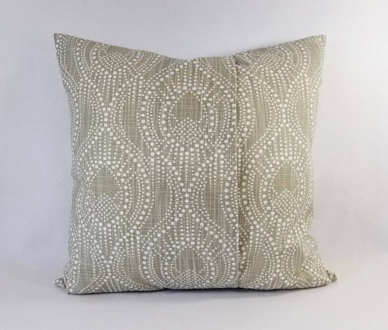 Two Taupe Pillow Covers Geometric Pillow Sham Tan Throw Etsy