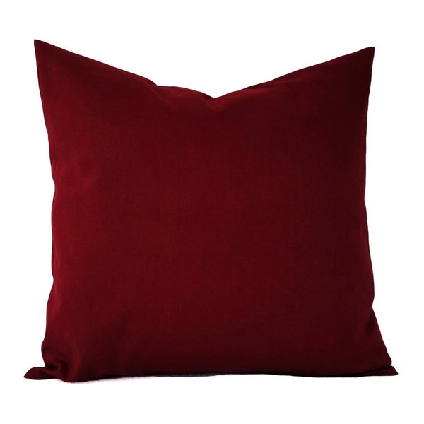 Red Throw Pillow Etsy