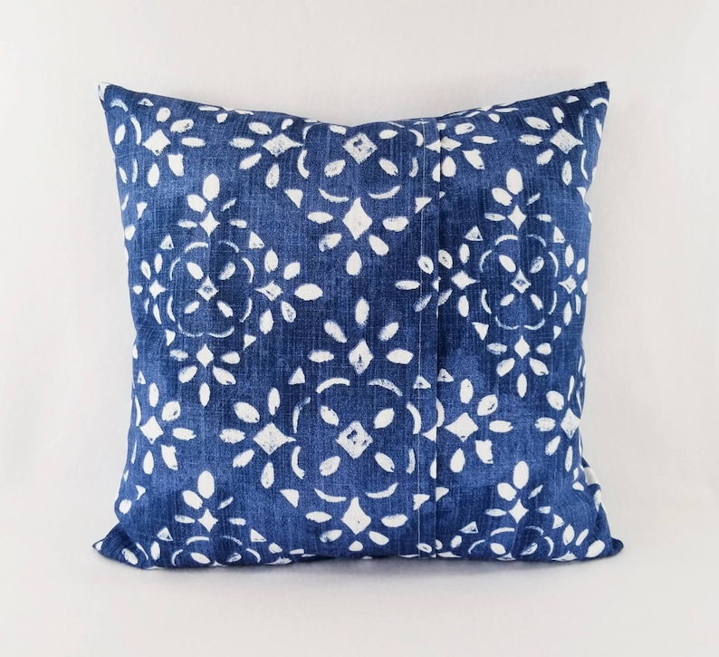 Two Damask Pillow Covers Blue Throw Pillow Covers Custom Etsy