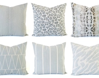 Light Blue Pillow Light Blue Pillow, Light Blue Accent Pillow Cover